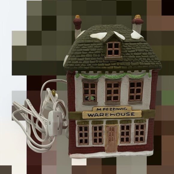 Dept. 56 Dickens' Village Series Fezziwig's Warehouse Christmas Decor Village - Picture 3 of 10